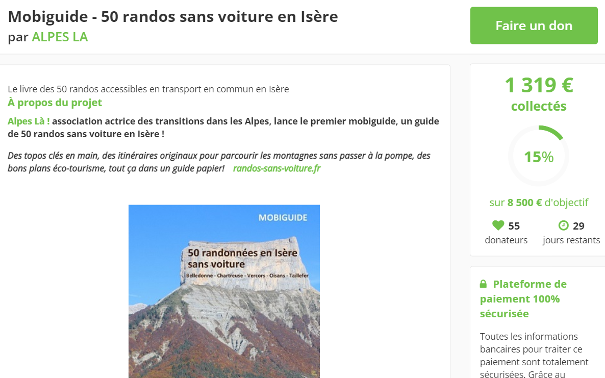 Lancement de la campagne de Pré-Ventes du Mobiguide Isère