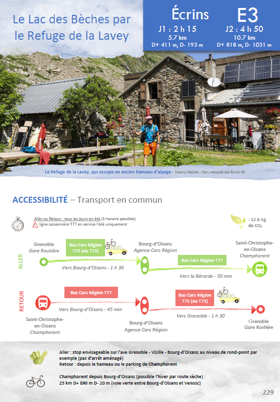Cet été, découvrez la montagne sans voiture dans les refuges du Club Alpin de l’Isère