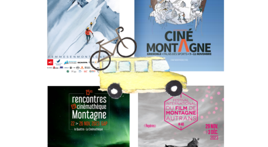 Festivals de films de montagne dans les Alpes, allez-y sans voiture !